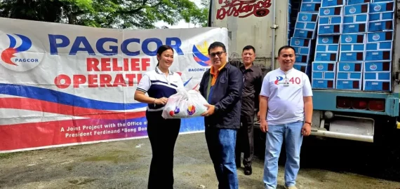PAGCOR delivers ₱32.85M relief support to typhoon‑hit communities🌈
